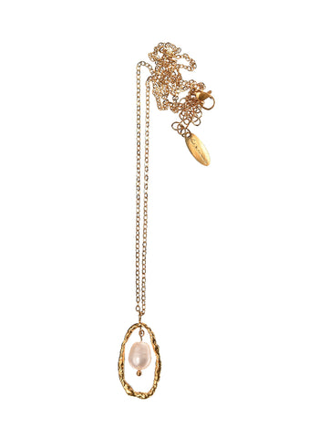 Hot Tomato 'Fresh Water Pearl Captured' Necklace