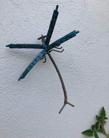 Metal Dragonfly Wall Art