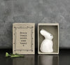 East of India Ceramic Matchbox Bunny