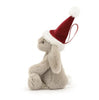 Jellycat Bashful Christmas Bunny Hanging Decoration Side View