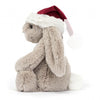 Jellycat bashful Christmas Bunny side