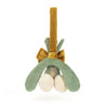Jellycat Amuseable Mistletoe with Bow Rear View