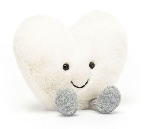 Jellycat Amuseable Cream Heart (Retired)