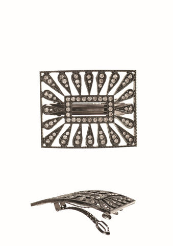 Hot Tomato Vintage Style 'Buckle' Barrette Hair Clip