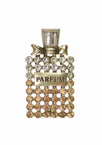 Hot Tomato Vintage Parfum Bottle Brooch