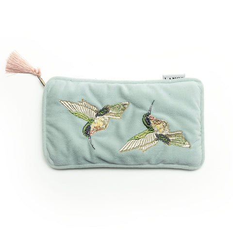 Langs Humming Bird Velvet Specs Case