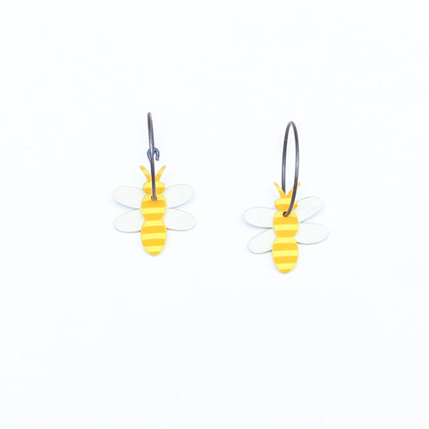 Lene Lundberg Yellow Bees with White Wings