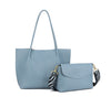 Long & Son Denim Blue Shopper with Handbag