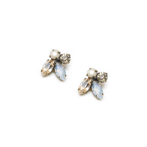 Lovett & Co Crystal Cluster Stud Earrings