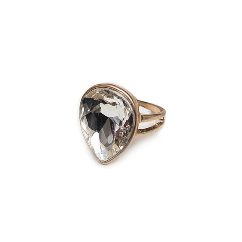 Lovett & Co Tear Drop Crystal Ring