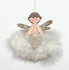 Heaven Sends Christmas Fairies In White and Pink Fluffy Dresses