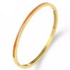 Misgraceful India Enamel Bracelet with Coral Inlay