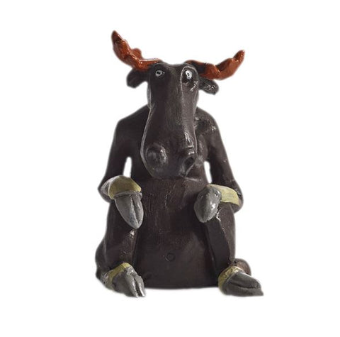 Naasgransgarden Quirky Ceramic Sitting Elk