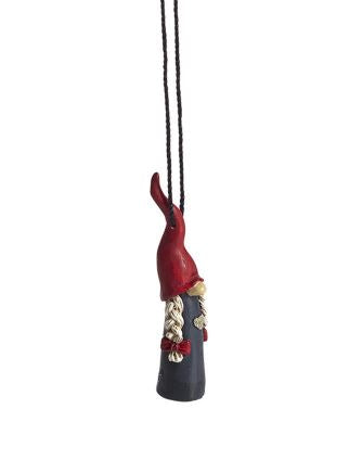 Tall Hanging Santa Mother with Heart 7cm. from Naasgransgarden