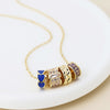 PoM Faux Gold Multi Ring Necklace
