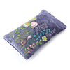 PoM Lilac Blue Multi Flower Meadow Embroidered Glasses Case