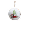 Round Metal Hanging Christmas Decoration Selection