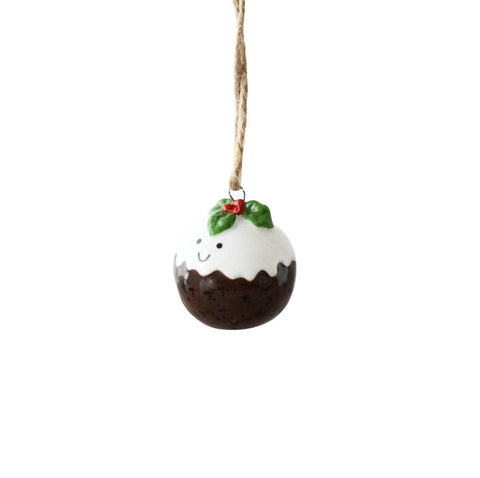 Christmas Pudding Hanging Decoration