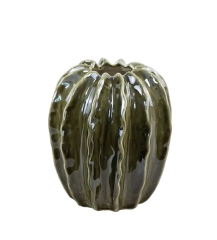 Emerald Green Seed Pod Vase