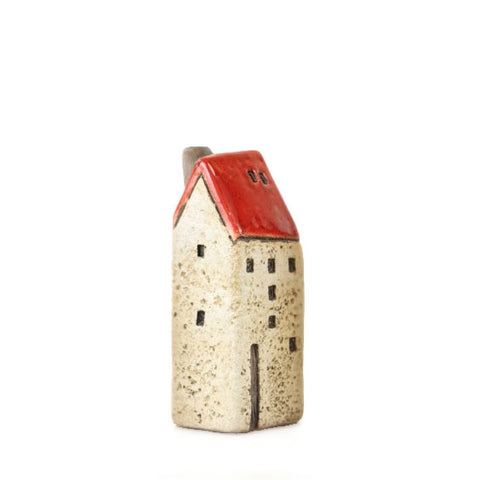 LED Illuminated Decorative Ceramic House