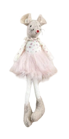 Sitting Girl Mouse With Pink Tutu