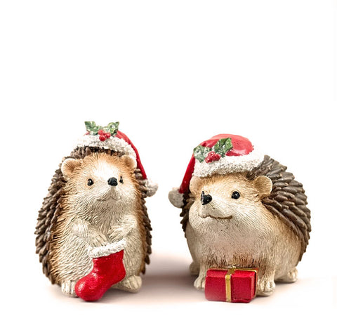 Christmas Hedgehog Table Decoration