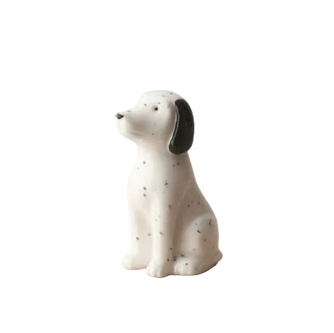 Porcelain Speckled Dog Ornament