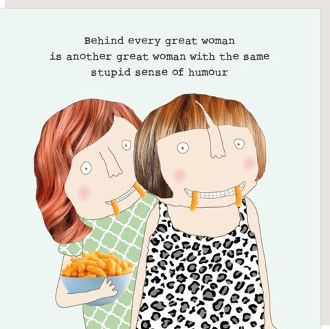 Great Woman Greeting Card from Rosie Made a Thing