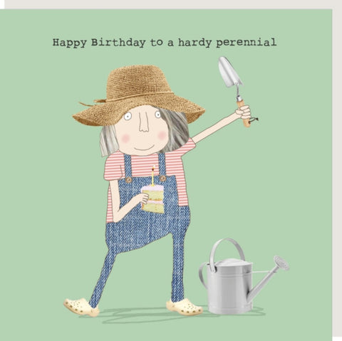 Hardy Perennial Greeting Card from Rosie Made a Thing