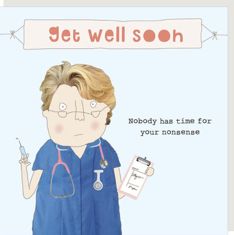 Get Well Soon Greeting Card from Rosie Made a Thing