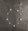 Hot Tomato Stars Stars Stars Necklace in Worn Silver