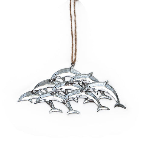 Shoeless Joe Dolphin Pod Hanging Decoration