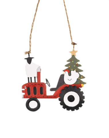 Farmyard Frolics Hanging Christmas Decoration from Shoeless Joe