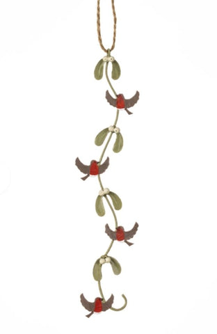 Shoeless Joe Mistletoe Ribbon of Robins