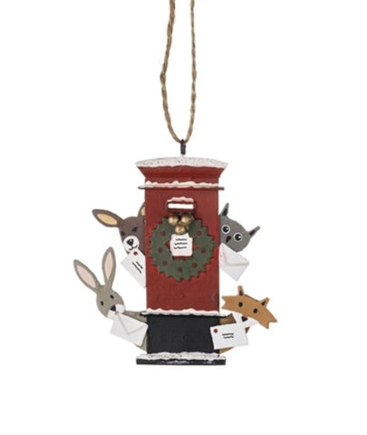 Peek-a-Boo Letter Box Hanging Christmas Decoration from Shoeless Joe