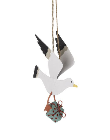 Shoeless Joe Seagull with Green Gift