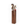 Shoeless Joe Festive Woodland Animal Posts Squirrel