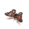 Orange and Black Patterned Butterfly by Tilnar Art