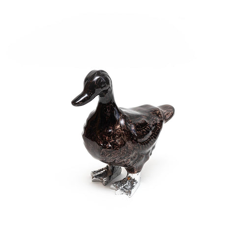 Brushed Small Brown Duck by Tilnar Art