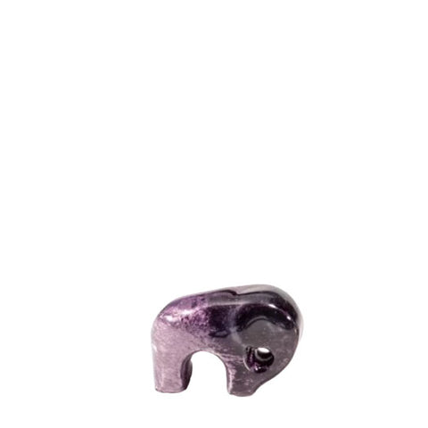Brushed Mini Purple Elephant Trunk Down by Tilnar Art