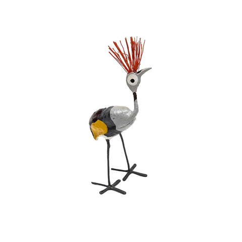 Seedpod Crowned Crane by Tilnar Art