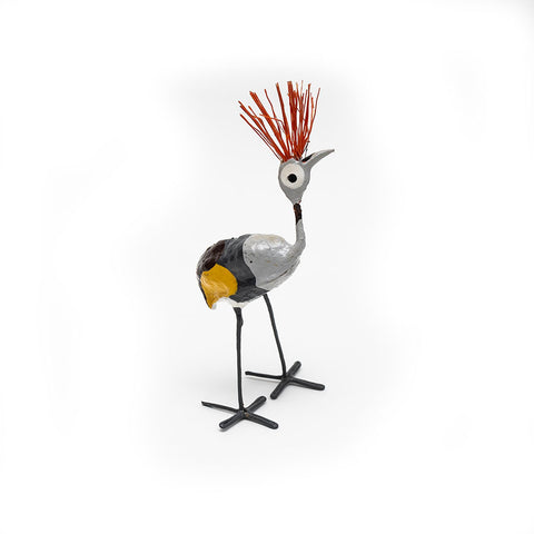 Seedpod Crowned Crane by Tilnar Art