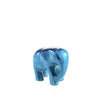 Brushed Aqua Elephant Trunk Down  by Tilnar Art Medium