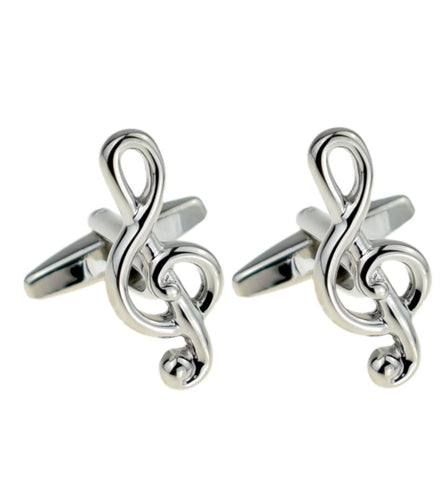 Musical Treble Clef Cufflinks