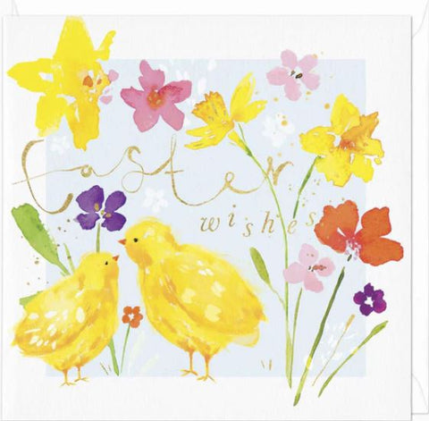 Easter Wishes Floral Card