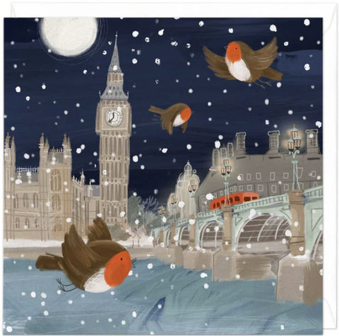 Big Ben Robins Christmas Card
