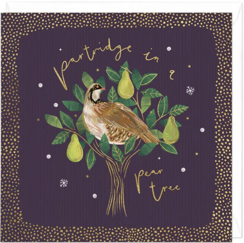 Partridge in a Pear Tree Christmas Card