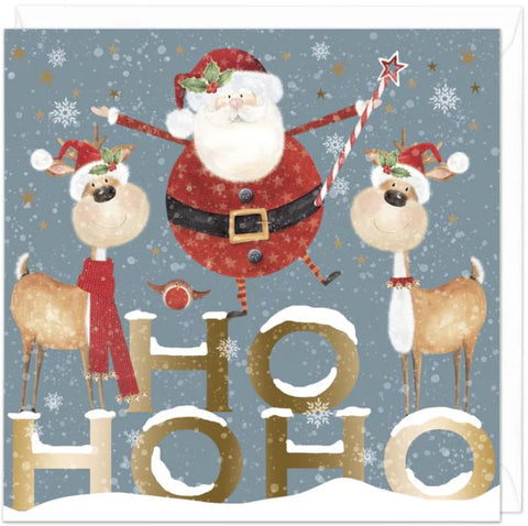 Ho Ho Ho Christmas Card from Whistlefish