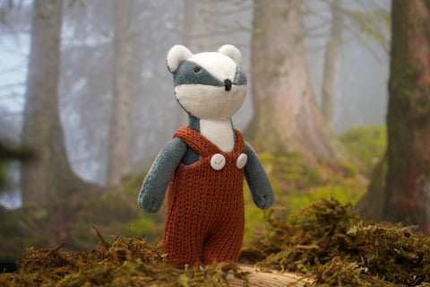 Wild Wanderers 'Bertie the Badger' Matchbox Toy Woodland Setting