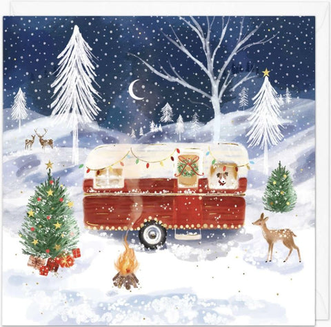 Camping Hideaway Christmas Card